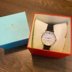 Kate Spade Leather Metro Watch